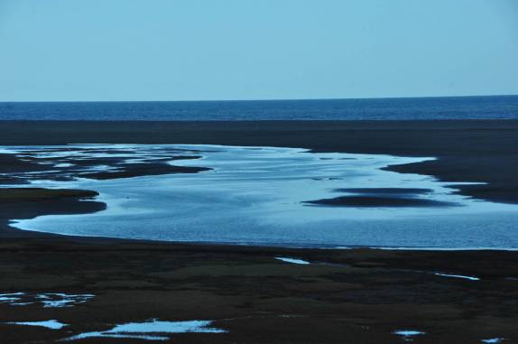 A grandiosa paisagem do sul da Islândia, entre Skaftafell e Breidalsvík